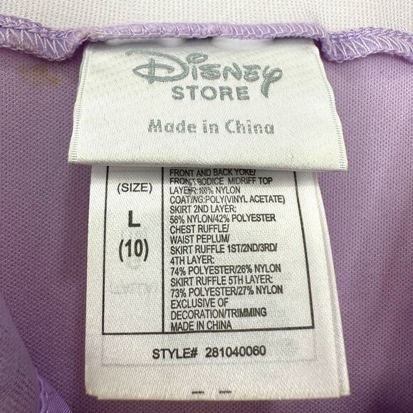 Disney Store Deluxe Ariel Little Mermaid Costume Dress Girls Size 10 L - Picture 8 of 10